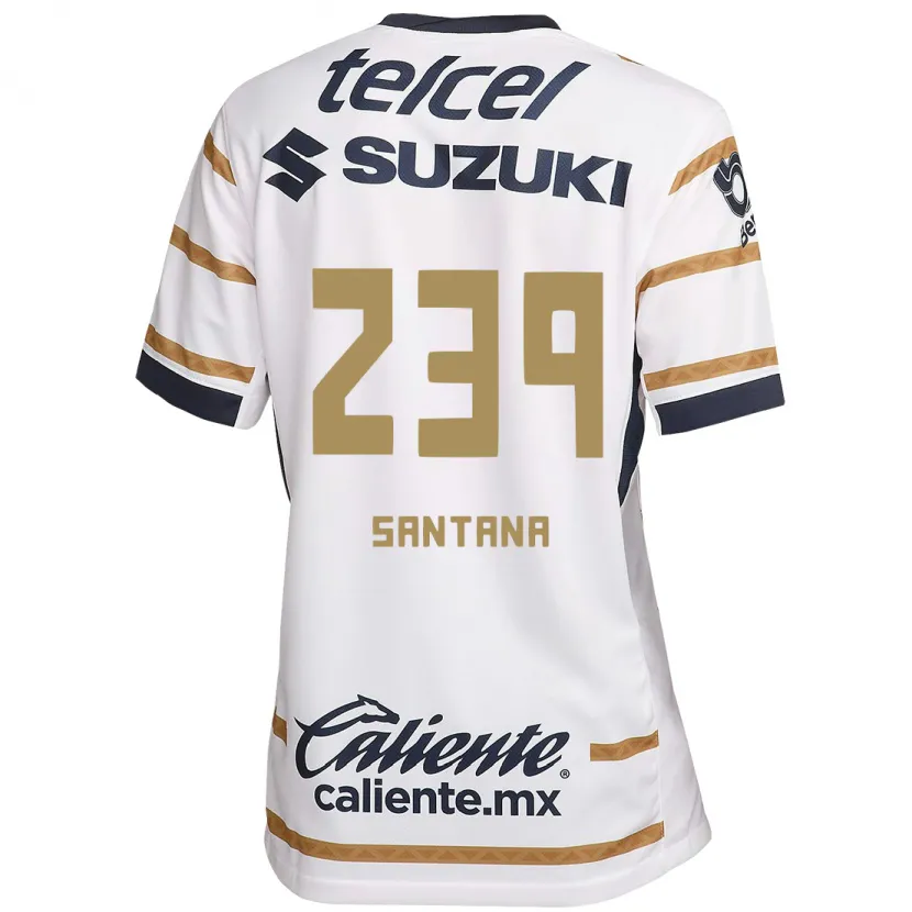 Danxen Bambino Maglia Guillermo Santana #239 Ossidiana Bianca Kit Gara Home 2024/25 Maglietta
