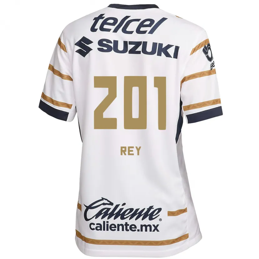 Danxen Bambino Maglia Santiago Rey #201 Ossidiana Bianca Kit Gara Home 2024/25 Maglietta