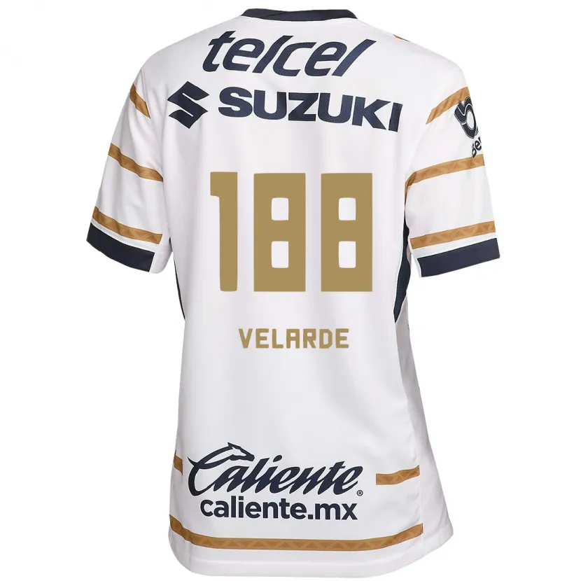 Danxen Bambino Maglia Andrés Velarde #188 Ossidiana Bianca Kit Gara Home 2024/25 Maglietta