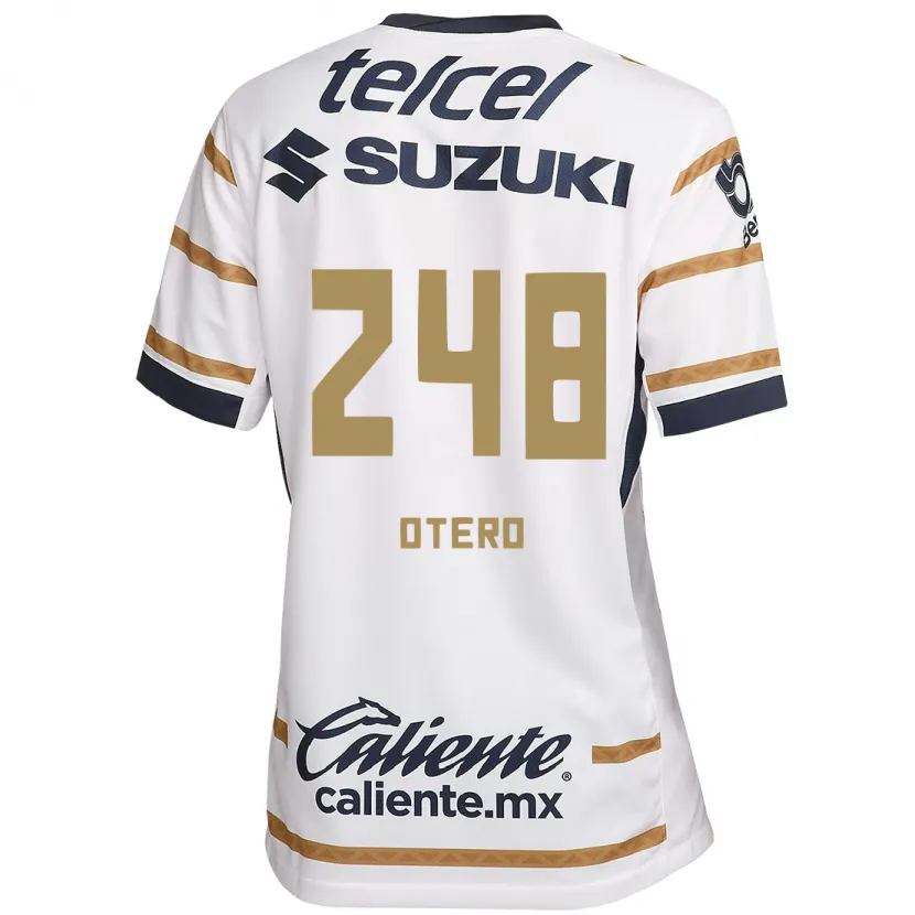 Danxen Bambino Maglia Jonathan Otero #248 Ossidiana Bianca Kit Gara Home 2024/25 Maglietta