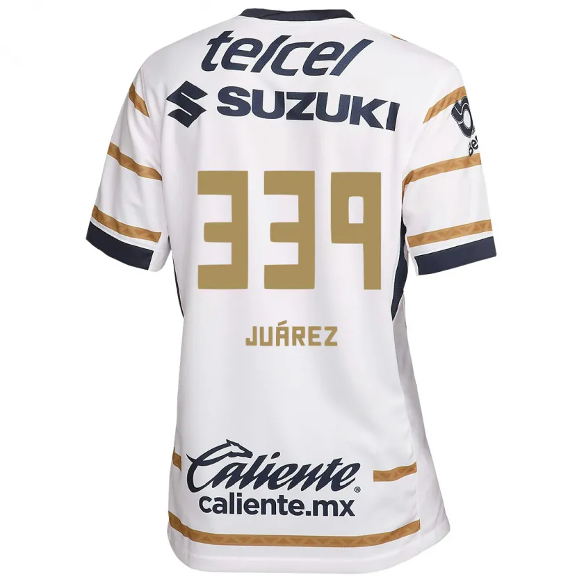 Danxen Bambino Maglia Jonathan Juárez #339 Ossidiana Bianca Kit Gara Home 2024/25 Maglietta