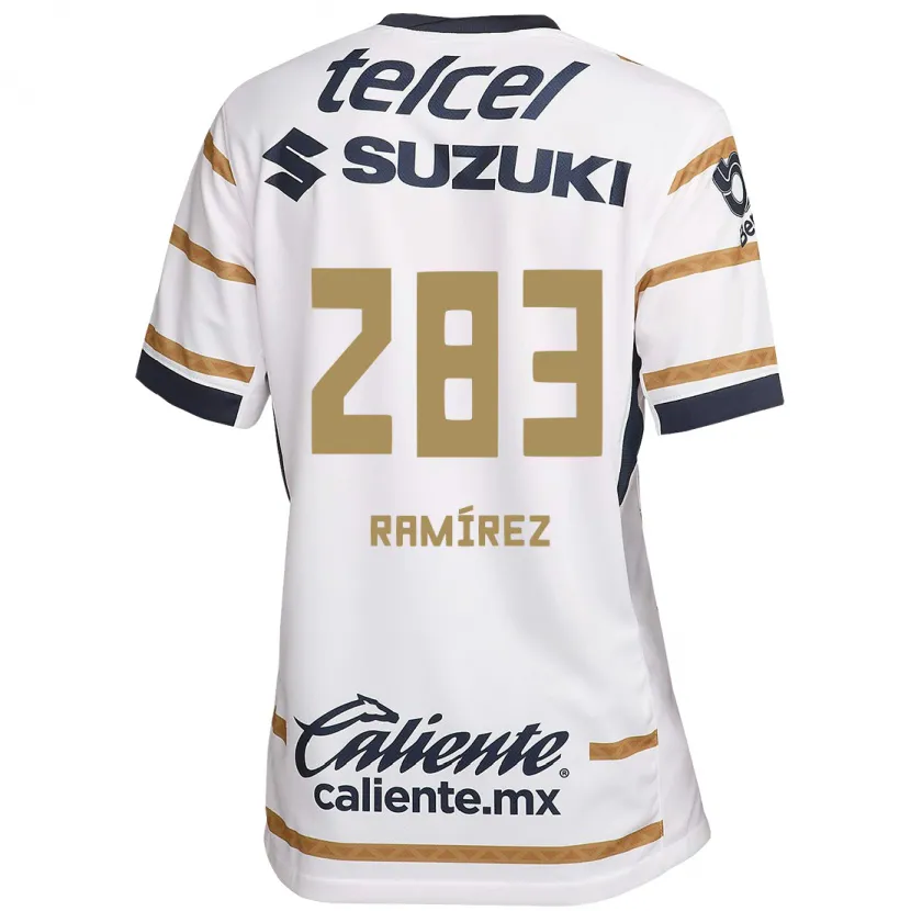 Danxen Bambino Maglia Dennis Ramírez #283 Ossidiana Bianca Kit Gara Home 2024/25 Maglietta
