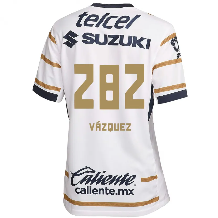 Danxen Bambino Maglia Austin Vázquez #282 Ossidiana Bianca Kit Gara Home 2024/25 Maglietta
