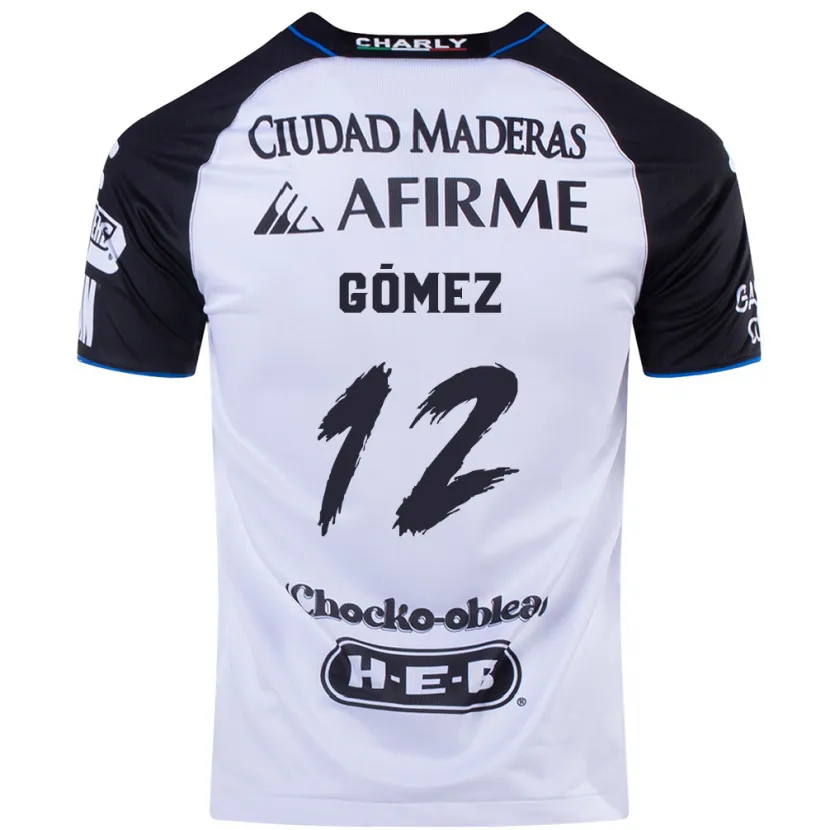 Danxen Bambino Maglia Jaime Gómez #12 Nero Blu Kit Gara Home 2024/25 Maglietta