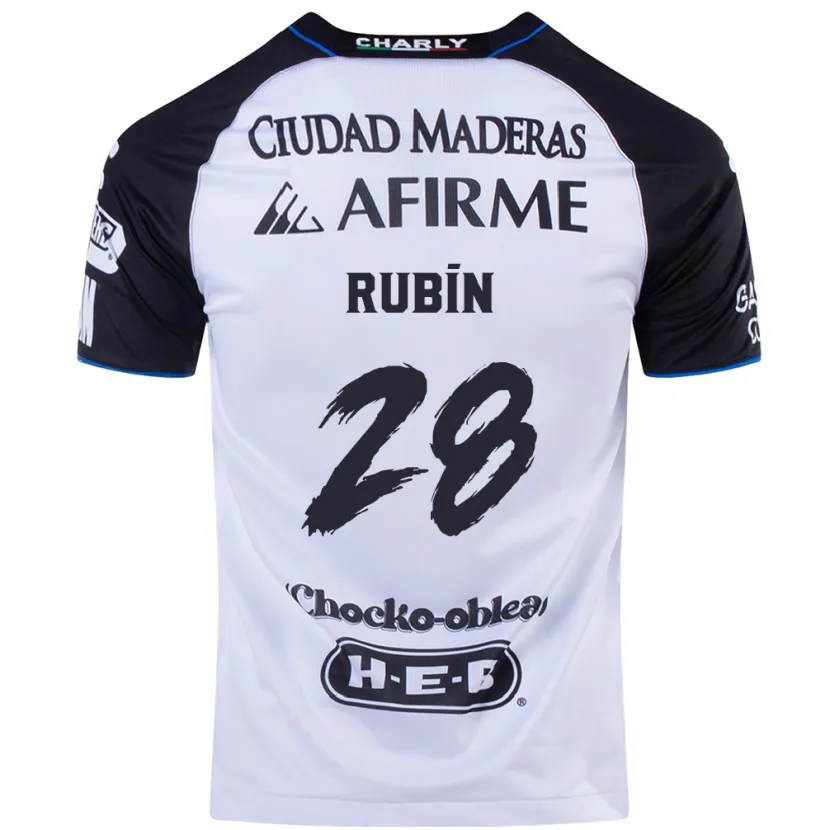 Danxen Bambino Maglia Rubio Rubín #28 Nero Blu Kit Gara Home 2024/25 Maglietta