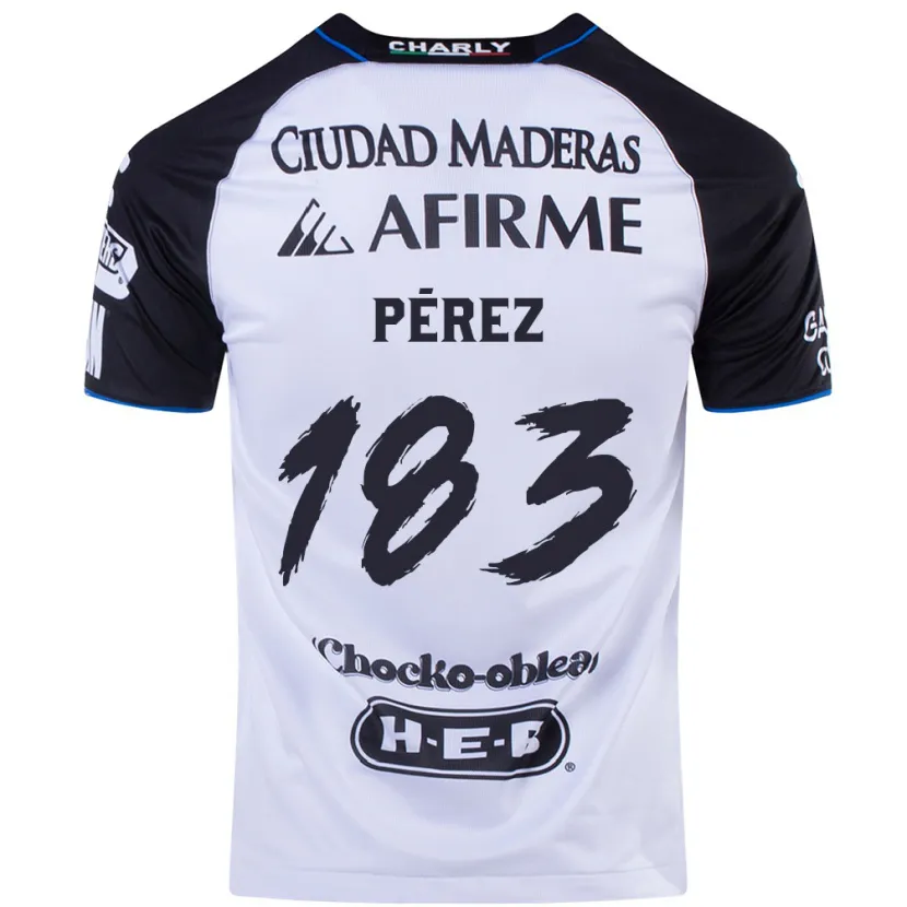 Danxen Bambino Maglia Aldahir Pérez #183 Nero Blu Kit Gara Home 2024/25 Maglietta