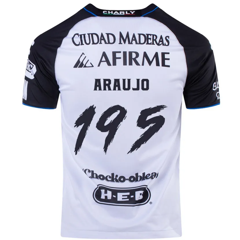 Danxen Bambino Maglia Diego Araujo #195 Nero Blu Kit Gara Home 2024/25 Maglietta
