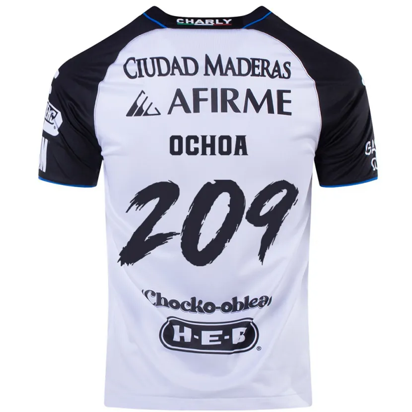 Danxen Bambino Maglia José Ochoa #209 Nero Blu Kit Gara Home 2024/25 Maglietta