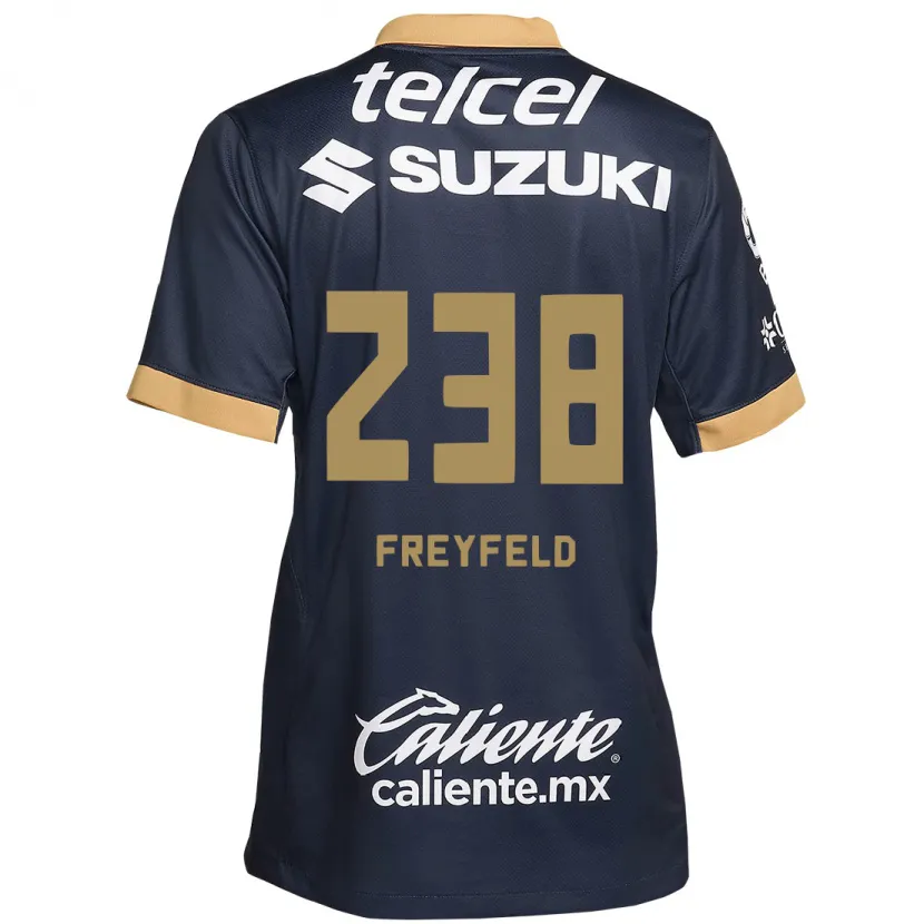 Danxen Bambino Maglia Julián Freyfeld #238 Ossidiana Oro Bianco Kit Gara Away 2024/25 Maglietta