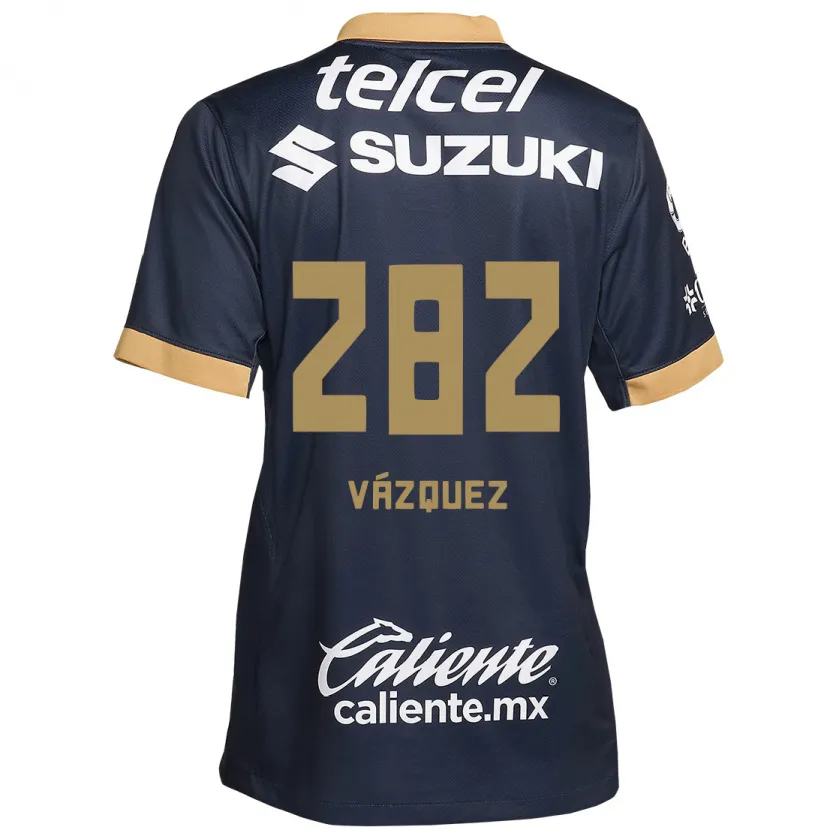 Danxen Bambino Maglia Austin Vázquez #282 Ossidiana Oro Bianco Kit Gara Away 2024/25 Maglietta