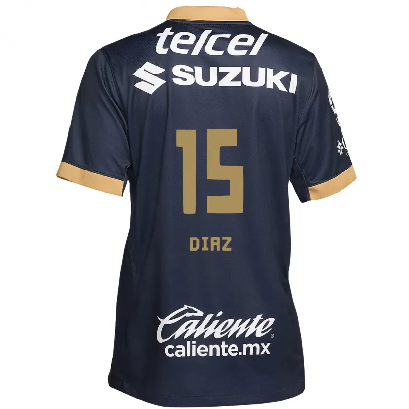 Danxen Bambino Maglia Marylin Diaz #15 Ossidiana Oro Bianco Kit Gara Away 2024/25 Maglietta