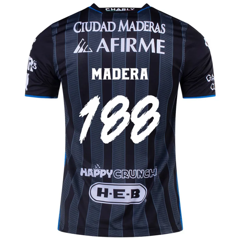 Danxen Bambino Maglia Héctor Madera #188 Bianco Nero Kit Gara Away 2024/25 Maglietta