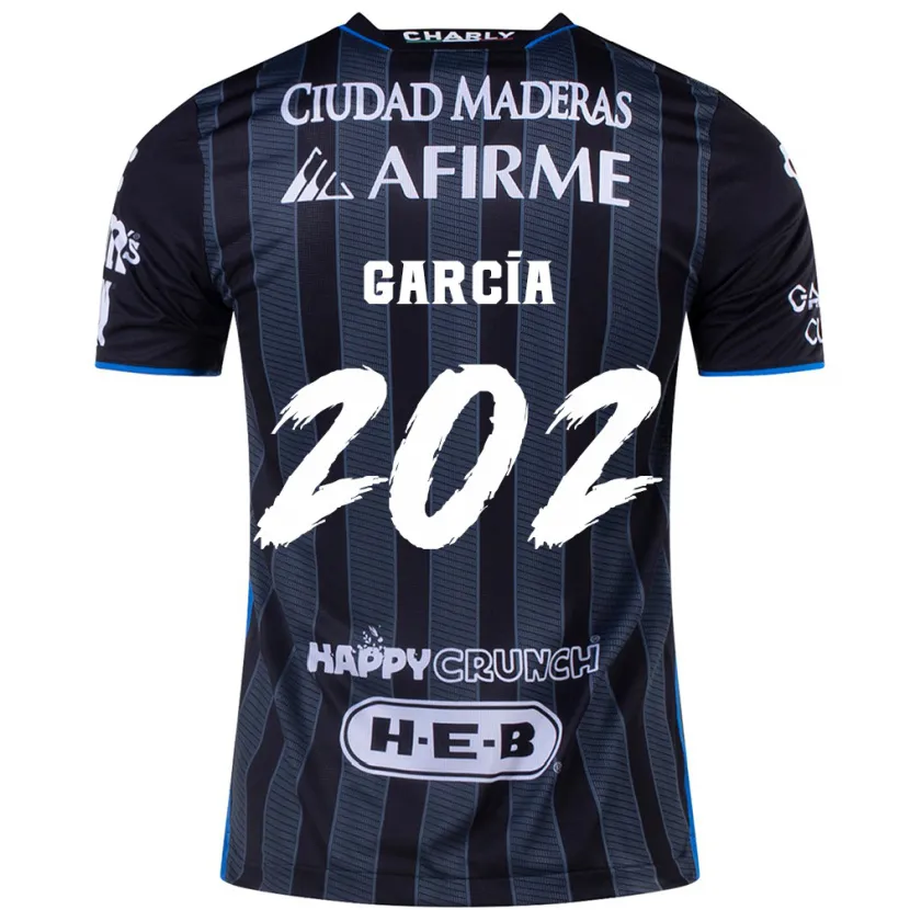 Danxen Bambino Maglia Diego García #202 Bianco Nero Kit Gara Away 2024/25 Maglietta