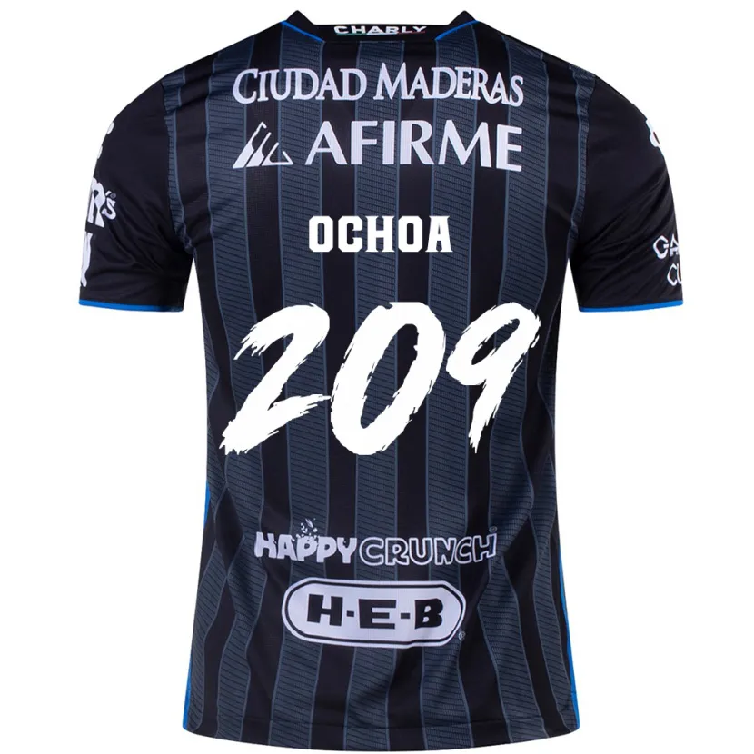 Danxen Bambino Maglia José Ochoa #209 Bianco Nero Kit Gara Away 2024/25 Maglietta