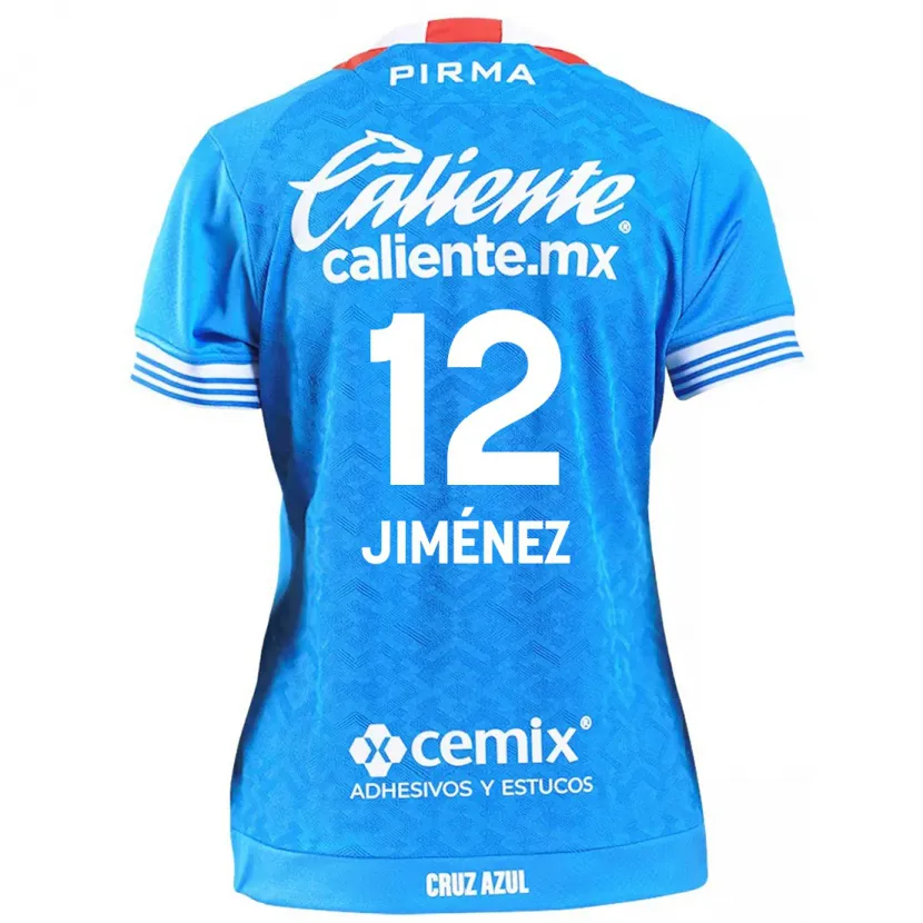 Danxen Uomo Maglia Luis Jiménez #12 Cielo Blu Kit Gara Home 2024/25 Maglietta