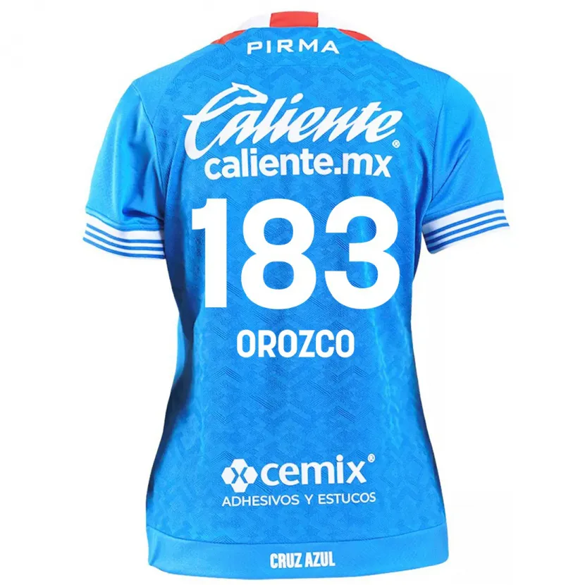 Danxen Uomo Maglia Fabrizzio Orozco #183 Cielo Blu Kit Gara Home 2024/25 Maglietta