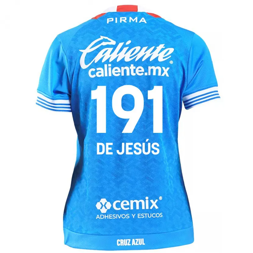Danxen Uomo Maglia Luis De Jesús #191 Cielo Blu Kit Gara Home 2024/25 Maglietta