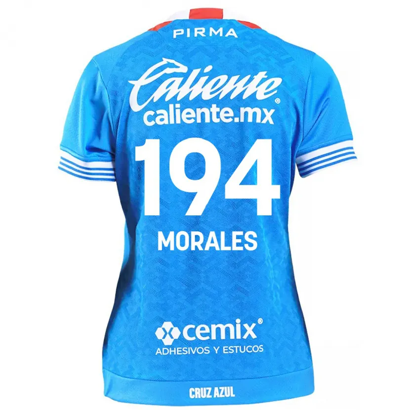 Danxen Uomo Maglia Amaury Morales #194 Cielo Blu Kit Gara Home 2024/25 Maglietta