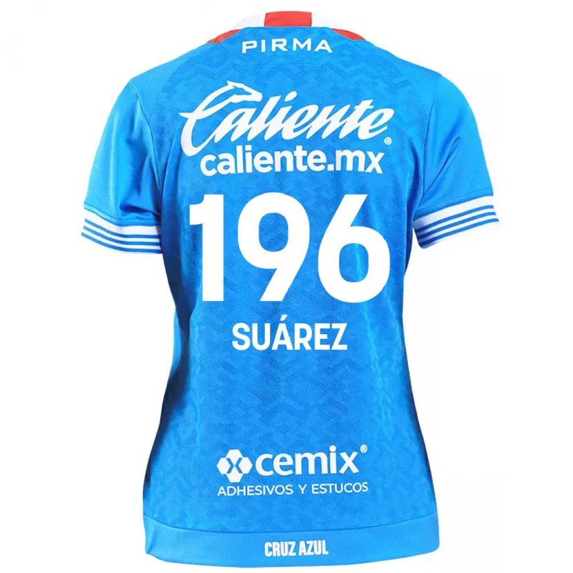 Danxen Uomo Maglia Javier Suárez #196 Cielo Blu Kit Gara Home 2024/25 Maglietta