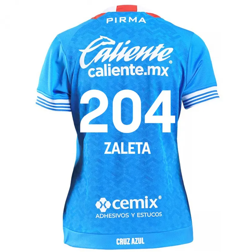 Danxen Uomo Maglia Mauro Zaleta #204 Cielo Blu Kit Gara Home 2024/25 Maglietta
