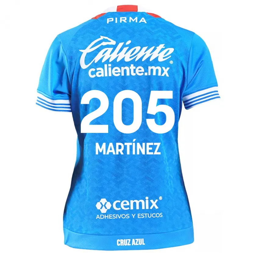 Danxen Uomo Maglia César Martínez #205 Cielo Blu Kit Gara Home 2024/25 Maglietta