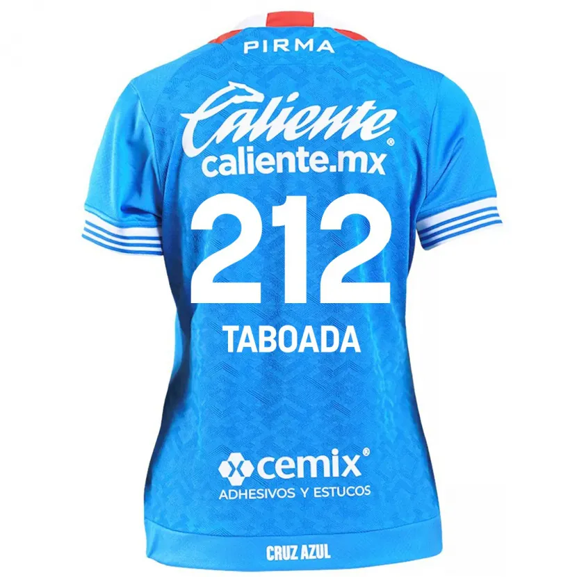 Danxen Uomo Maglia Víctor Taboada #212 Cielo Blu Kit Gara Home 2024/25 Maglietta