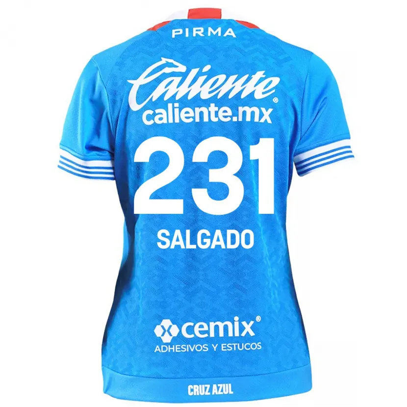 Danxen Uomo Maglia Bruno Salgado #231 Cielo Blu Kit Gara Home 2024/25 Maglietta
