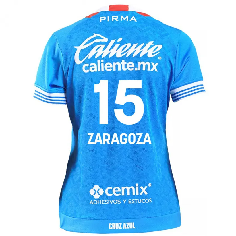 Danxen Uomo Maglia Nancy Zaragoza #15 Cielo Blu Kit Gara Home 2024/25 Maglietta