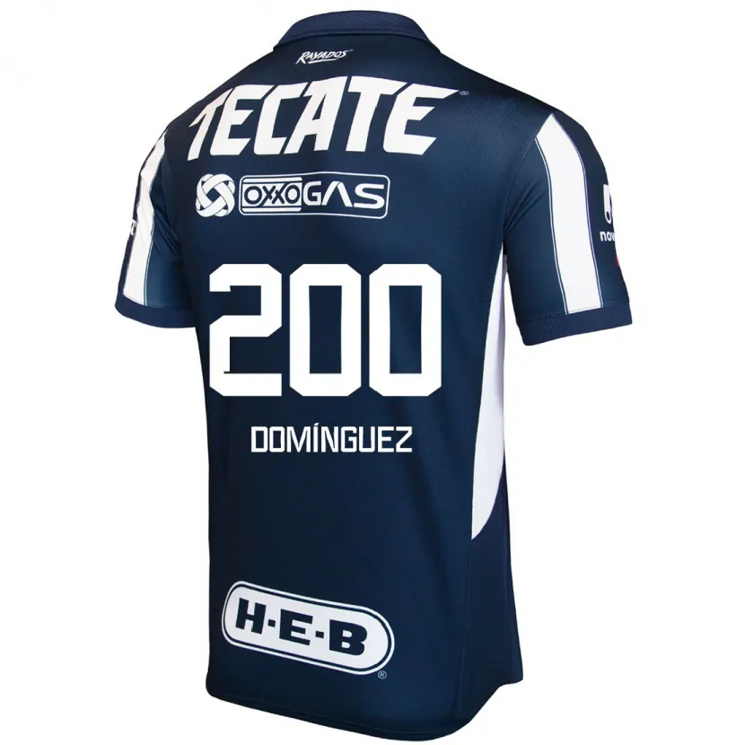 Danxen Uomo Maglia Joel Domínguez #200 Blu Rosso Bianco Kit Gara Home 2024/25 Maglietta