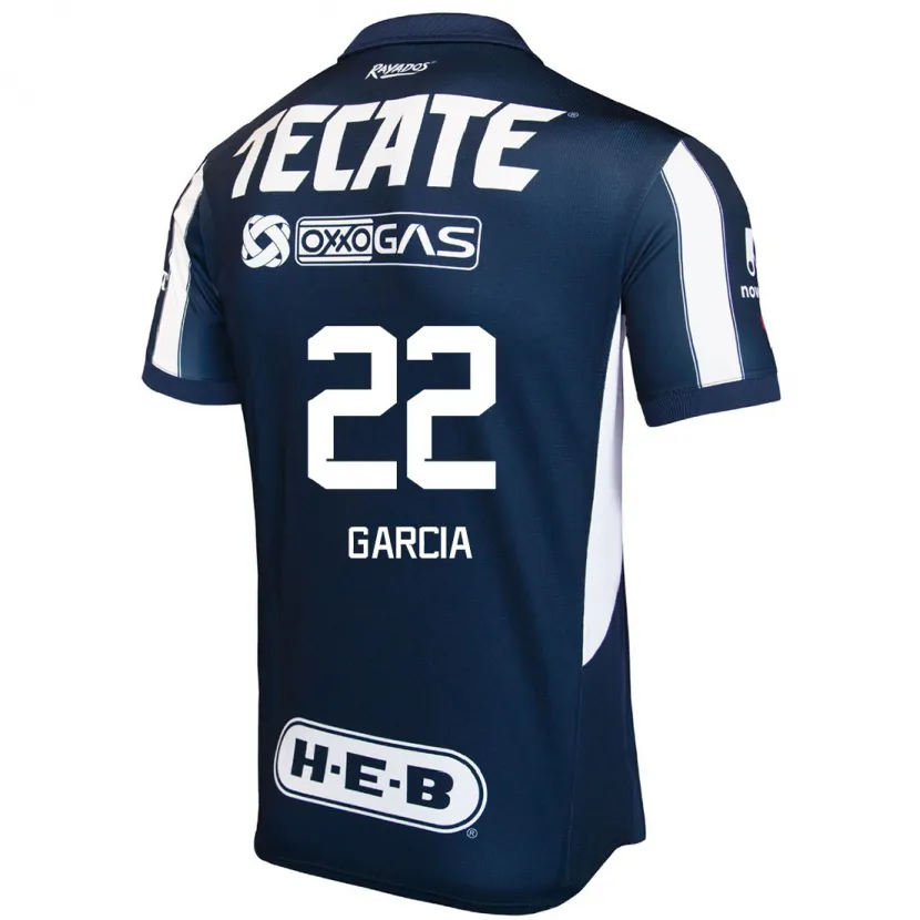 Danxen Uomo Maglia Diana Garcia #22 Blu Rosso Bianco Kit Gara Home 2024/25 Maglietta