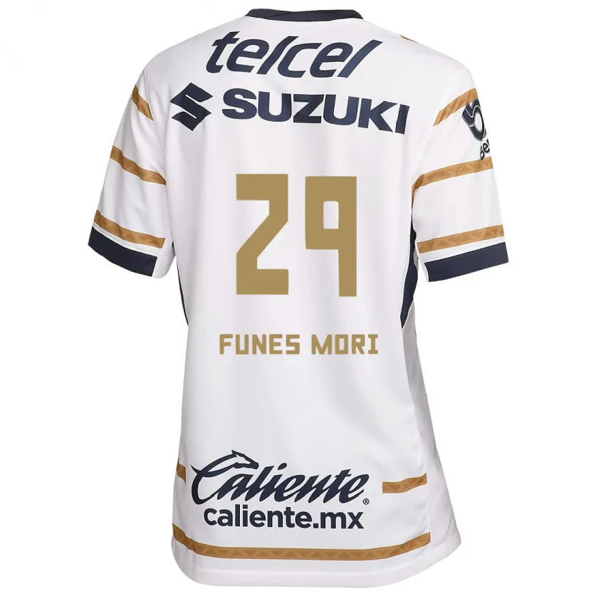 Danxen Uomo Maglia Rogelio Funes Mori #29 Ossidiana Bianca Kit Gara Home 2024/25 Maglietta