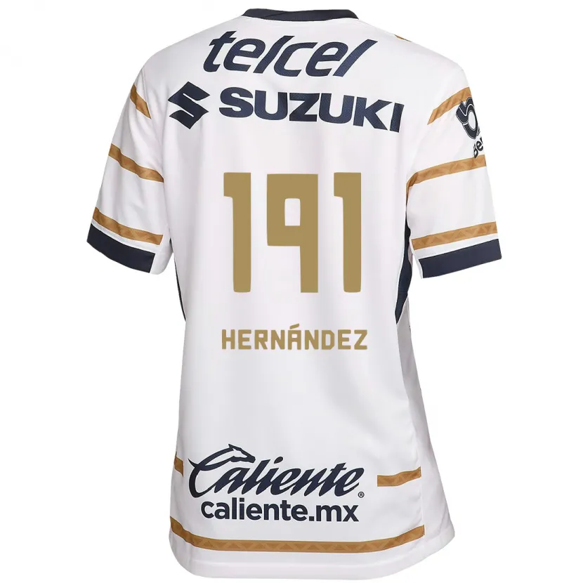 Danxen Uomo Maglia Marco Hernández #191 Ossidiana Bianca Kit Gara Home 2024/25 Maglietta