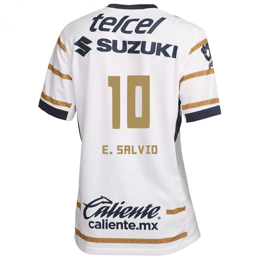 Danxen Uomo Maglia Eduardo Salvio #10 Ossidiana Bianca Kit Gara Home 2024/25 Maglietta