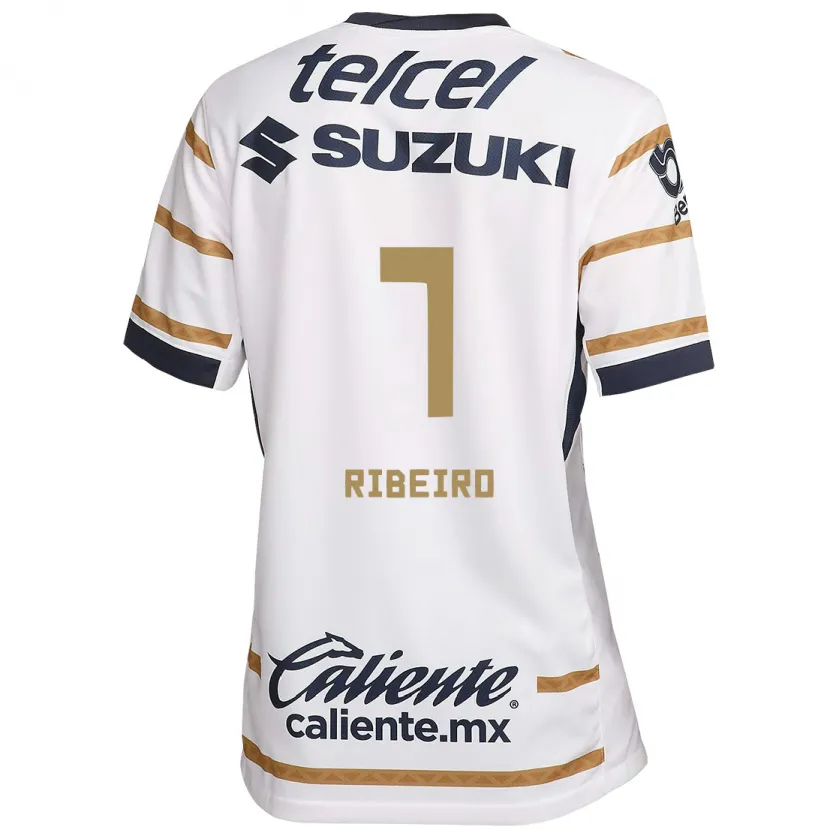 Danxen Uomo Maglia Stephanie Ribeiro #7 Ossidiana Bianca Kit Gara Home 2024/25 Maglietta