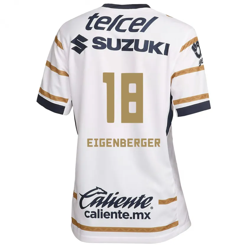 Danxen Uomo Maglia Chandra Eigenberger #18 Ossidiana Bianca Kit Gara Home 2024/25 Maglietta