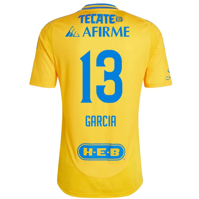 Danxen Uomo Maglia Miriam Garcia #13 Oro Giallo Kit Gara Home 2024/25 Maglietta
