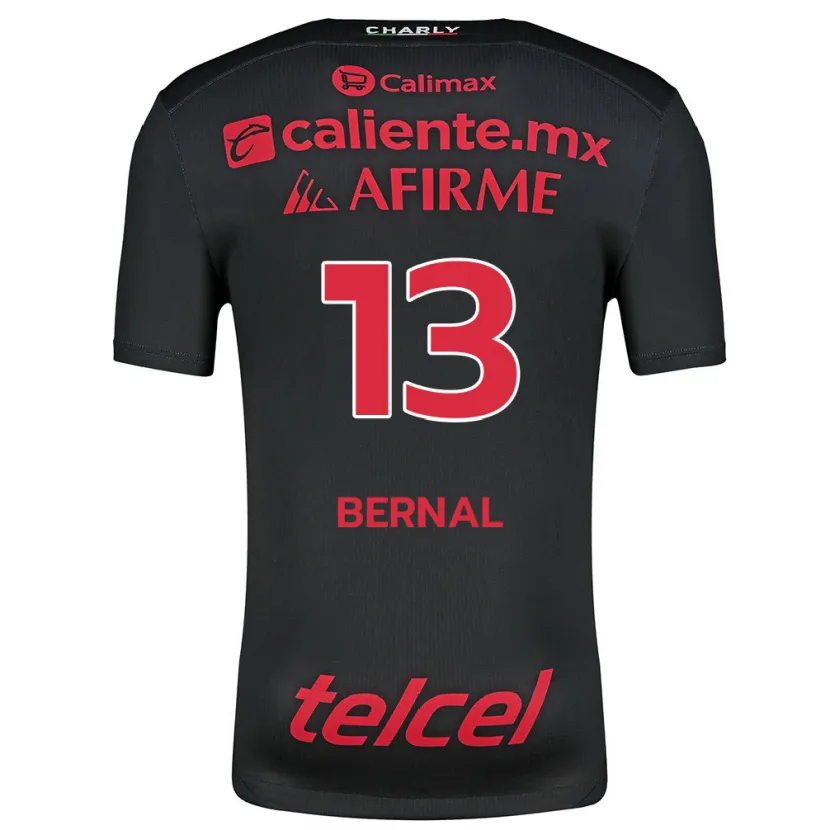Danxen Uomo Maglia Mayra Pelayo-Bernal #13 Nero Rosso Kit Gara Home 2024/25 Maglietta