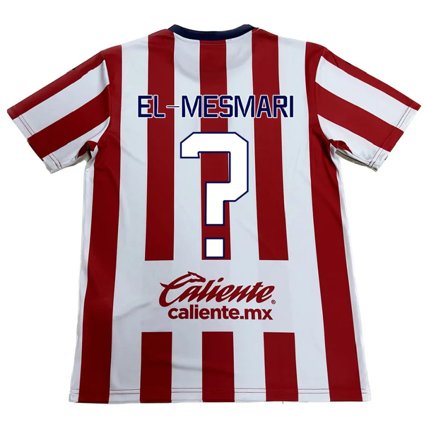 Danxen Uomo Maglia Bruce El-Mesmari #0 Rosso Bianco Kit Gara Home 2024/25 Maglietta