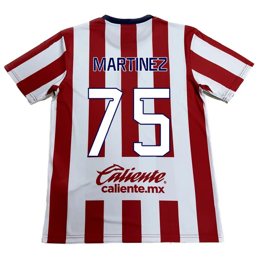 Danxen Uomo Maglia Isaac Martínez #75 Rosso Bianco Kit Gara Home 2024/25 Maglietta