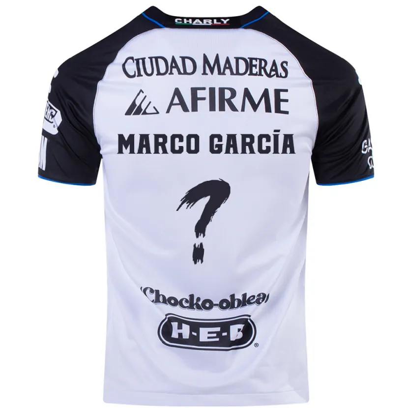 Danxen Uomo Maglia Marco García #0 Nero Blu Kit Gara Home 2024/25 Maglietta