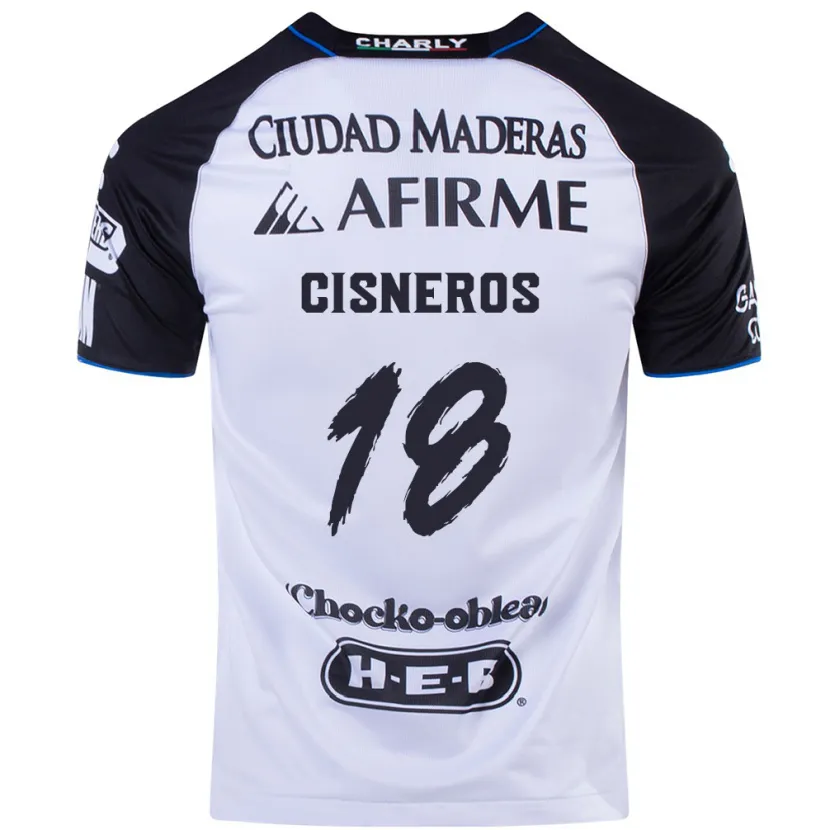 Danxen Uomo Maglia Ronaldo Cisneros #18 Nero Blu Kit Gara Home 2024/25 Maglietta