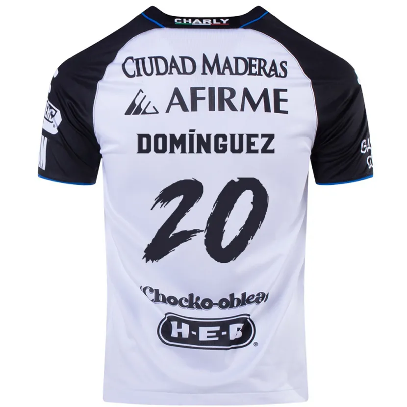Danxen Uomo Maglia Misael Domínguez #20 Nero Blu Kit Gara Home 2024/25 Maglietta