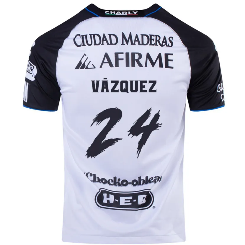 Danxen Uomo Maglia Brayton Vázquez #24 Nero Blu Kit Gara Home 2024/25 Maglietta