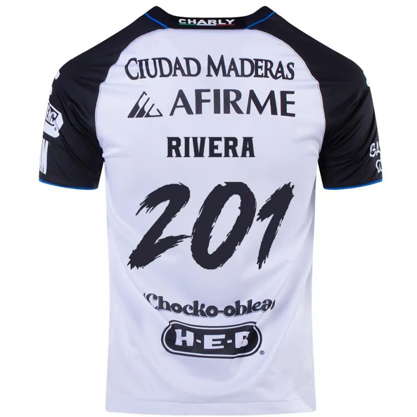 Danxen Uomo Maglia Christian Rivera #201 Nero Blu Kit Gara Home 2024/25 Maglietta