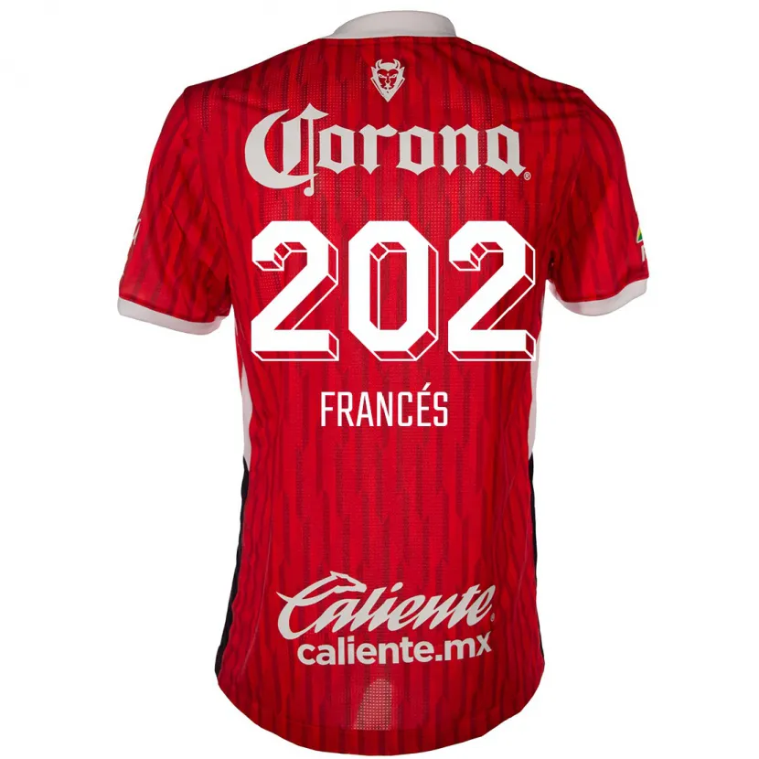 Danxen Uomo Maglia Lenin Francés #202 Rosso Bianco Kit Gara Home 2024/25 Maglietta