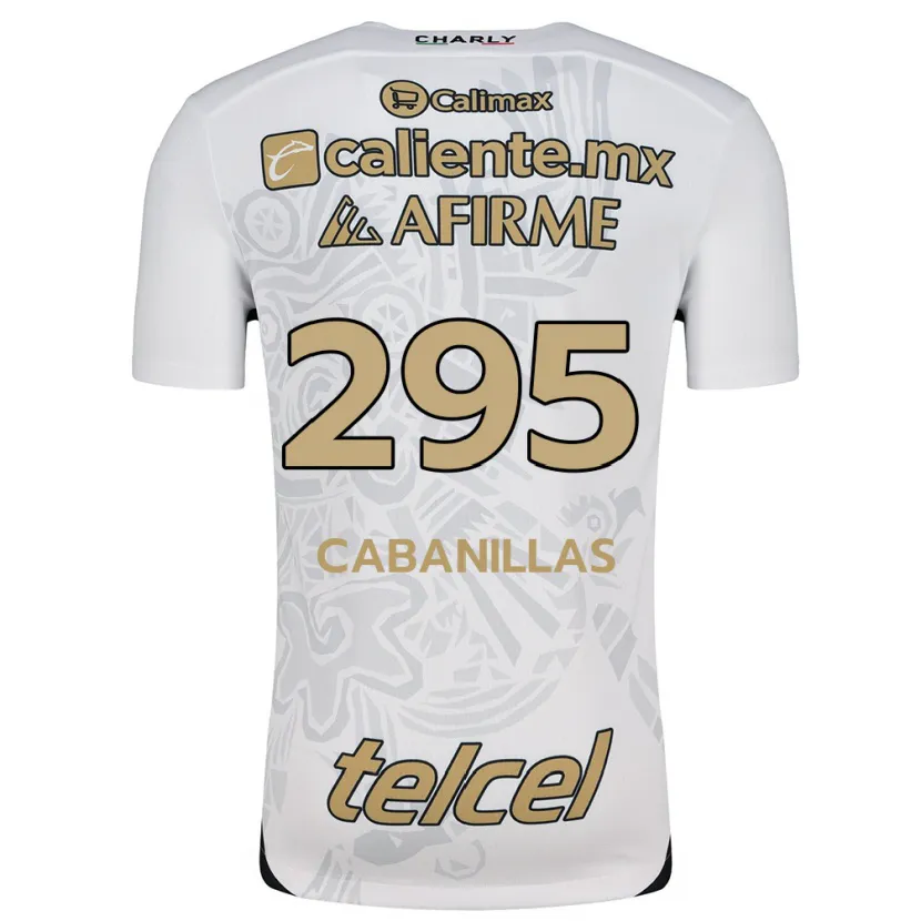 Danxen Uomo Maglia Osvaldo Cabanillas #295 Bianco Nero Kit Gara Away 2024/25 Maglietta