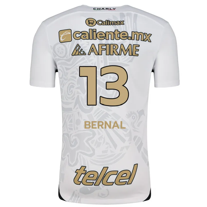 Danxen Uomo Maglia Mayra Pelayo-Bernal #13 Bianco Nero Kit Gara Away 2024/25 Maglietta