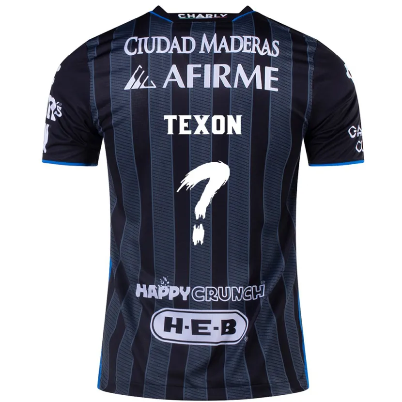 Danxen Uomo Maglia Vianney Texon #0 Bianco Nero Kit Gara Away 2024/25 Maglietta