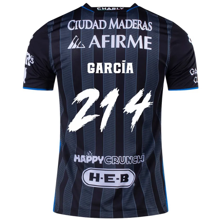 Danxen Uomo Maglia José García #214 Bianco Nero Kit Gara Away 2024/25 Maglietta