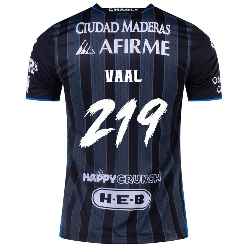 Danxen Uomo Maglia Jonathan Vaal #219 Bianco Nero Kit Gara Away 2024/25 Maglietta